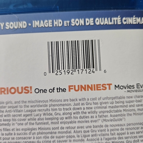 Despicable Me 2 Blu-ray + DVD Combo Pack Funny Family Movie Night - Picture 10 of 10